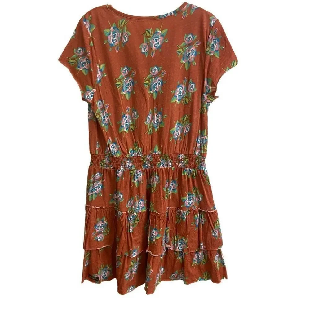 NEW Matilda Jane Looks To Frill Dress Medium Floral Tiered